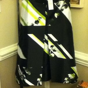 New satin-feel Skater skirt